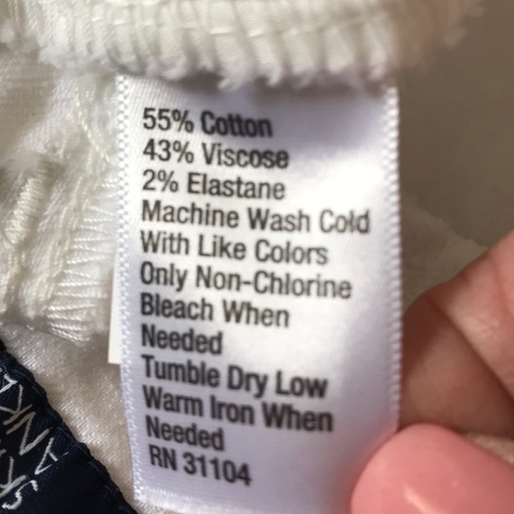 NWT KAARI BLUE White Skinny Ankle Jeans 0P, 2P - Picture 7 of 7